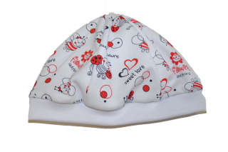 Čepička pro miminko Dětský svět Kamil bez oušek beruška