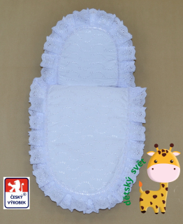 Krajkové peřinky do panenkového kočárku Dětský svět TEA