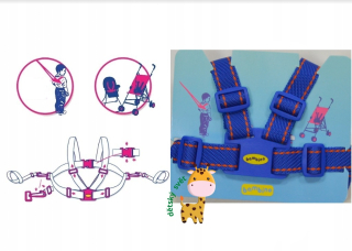 Dětské šráky do kočárku Topgal modré