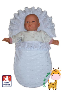Krajkový fusak pro panenku Dětský svět 