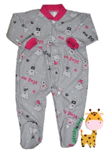 Kojenecký overal Dětský svět růžový Hug me