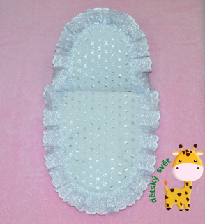 Krajkové peřinky do panenkového kočárku Dětský svět NIKOLKA