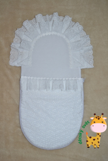 Krajkový fusak pro panenku Dětský svět Xenie