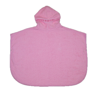 Dětské pončo Dětský svět froté růžové