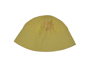 Dětský letní klobouček žlutý Dráček Výprodej