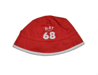 Dětský klobouček Gmini červený Baby sport 68 Výprodej