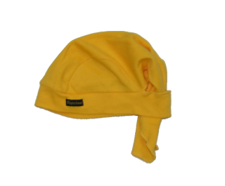 Dětská čepička Popolino pirátský šátek žlutý Výprodej