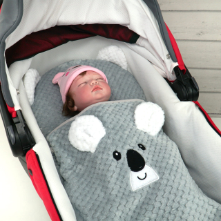 Souprava do kočárku Duetbaby Koala šedá