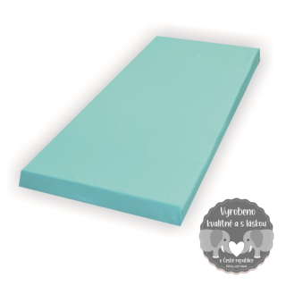 Prostěradlo do dětské kolébky 90x40cm, Dětský svět, jersey/mako světlý tyrkys