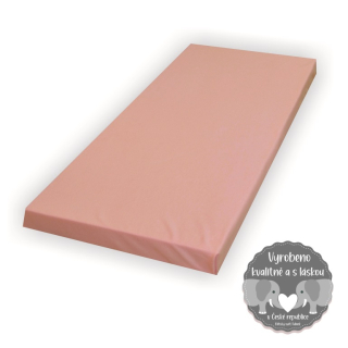 Prostěradlo do dětské kolébky 90x40cm, Dětský svět, jersey/mako tmavě lososové
