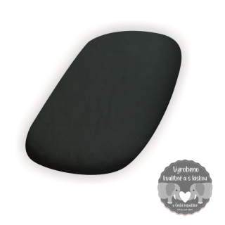 Prostěradlo do kočárku Dětský svět XXL černé