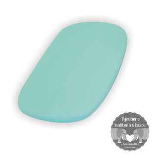 Prostěradlo do kočárku Dětský svět XXL světle tyrkysové