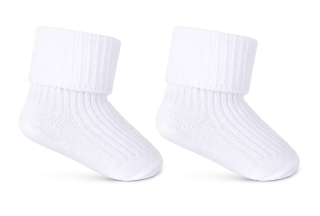 Kojenecké ponožky NOVITI bílé 3-6 měsíce 👶 Jemné ponožky pro miminko