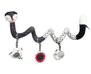 Plyšová spirála Sensillo, Black&White, liška