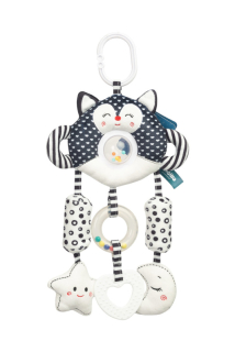 Univezální závěsná hračka Sensillo Black&White kotě