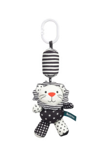 Plyšová hračka na kočárek s rolničkou Sensillo lvíček