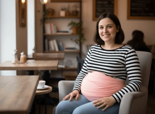 Mušelínový zavinovací šátek po porodu, Dětský svět, světle lososový 3m