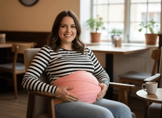 Mušelínový zavinovací šátek pro těhotné i po porodu Dětský svět lososový 4 m 🤰🧡