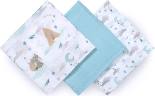 Pleny bambusové BabyOno modré 3 ks v dárkovém balení – jemné a savé 👶💙