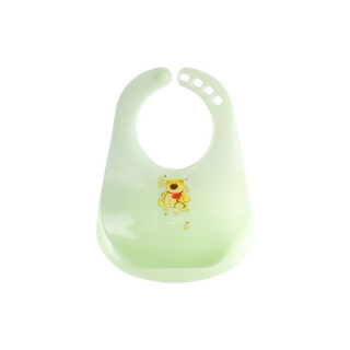 Canpol babies Plastový bryndák HAPPY ANIMALS zelený