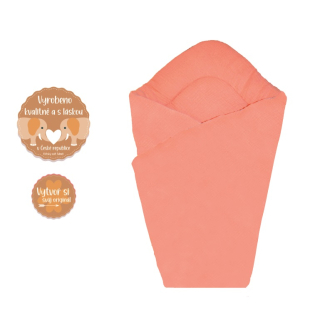 Mušelínová zavinovačka Dětský svět lososová