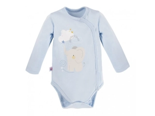 Kojenecké zavinovací body Ewa MELLOW modré vel.56
