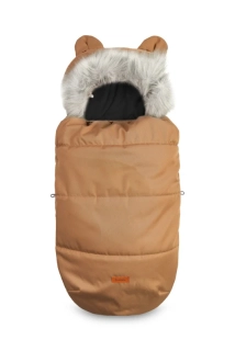Zimní fusak do kočárku s kožešinou Sensillo Sierra Camel 👶🤎❄️