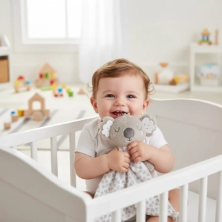 Usínáček plyšový BabyOno, šedá koala