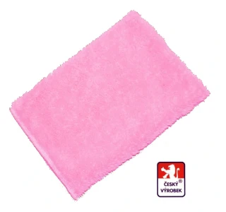 Dětská mycí žínka pro miminka Dětský svět – lamová, růžová 🛁