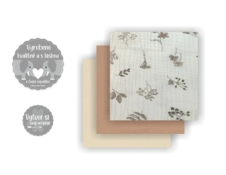 Sada mušelínových plen Super soft, Dětský svět, univerzální B