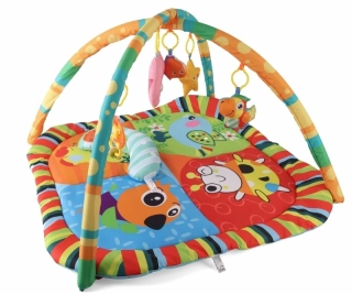 Dětská hrací deka MILLY MALLY TinyMini barevná zvířátka 