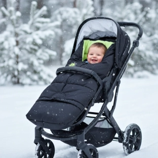 Dětský fusak do kočárku Dětský svět rostoucí 3v1 Lama zelený