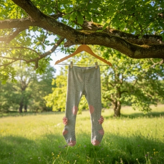 Dívčí punčocháče YO Baby ABS šedé s květinkami vel. 74/80