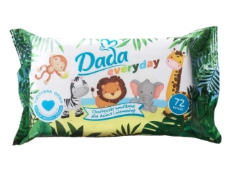 Dětské vlhčené ubrousky DADA Everyday 72 ks