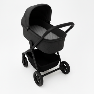 Prostěradlo do kočárku MINKY šedé – dětské prostěradlo do hlubokého kočárku Dětský svět