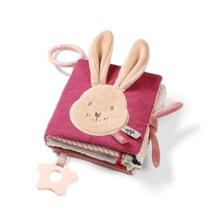 Senzorická knížka pro miminko BabyOno Rabbit Karo – měkká látková hračka