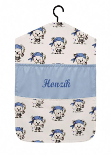 Kapsář do školky na ramínko se jménem Dětský svět Modrý pirát 👦🎒