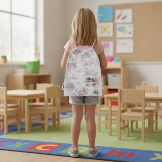 Pytlík do školky na papuče i přezůvky Dětský svět Spící zvířátka na mráčku 👧🎒
