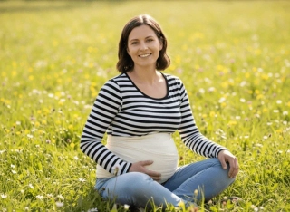 Mušelínový zavinovací šátek pro těhotné i po porodu Dětský svět smetanový 3 m 🤰🤍