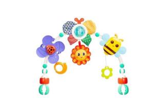 Dětská hrazdička s chrastítky Toyz Louka – hračka na kočárek 👶🌼