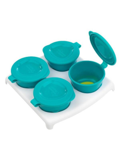 Sada nádobek na mražené potraviny Tommee Tippee zelená