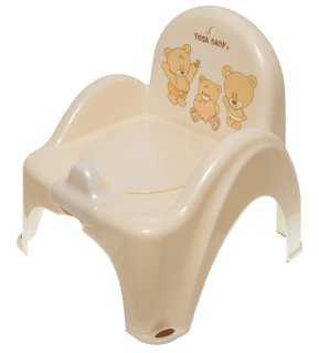 Dětský nočník křesílko Tega béžový medvídek