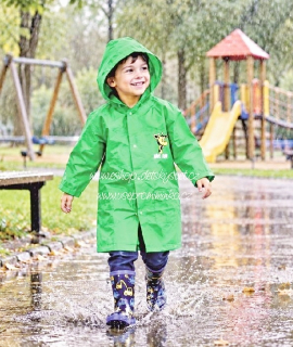 Dětská pláštěnka do deště Viola zelená vel. 100 – dětská pláštěnka 🌧️💚
