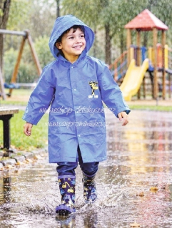 Dětská pláštěnka do deště Viola světle modrá vel. 100 – pláštěnka pro kluky 🌧️👦