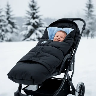 Zimní rostoucí fusak do kočárku 3v1 Dětský svět Winter Bag Fantasie Lama – světle modrý ❄️🇨🇿