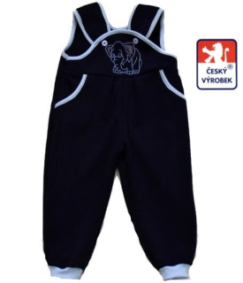 Dětské tepláčky Dětský svět tmavě modré se slonem