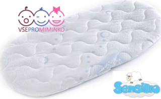 Matrace do kočárku Sensillo LUX 75×35 cm – pohodlná dětská matrace do hlubokého kočárku